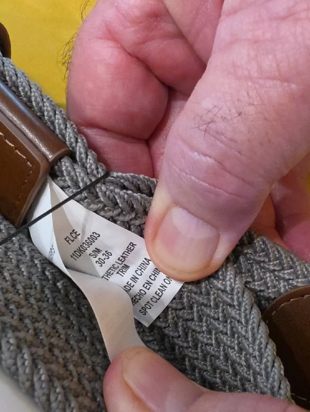 NWT▪︎ Dockers Mens Stretch Braided Belt Lot of 2 Gray/Blue & Navy S/M Fits 30-36